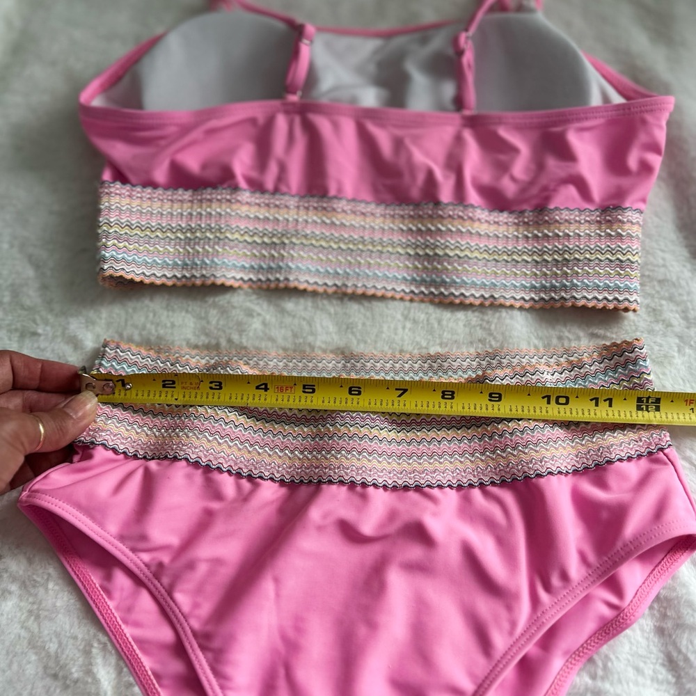 Pink and Multicolor Bikini Set - Picture 7 of 8